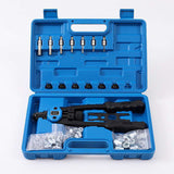 Open blue D02564 tool kit with nut assortment