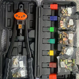 16-inch standard rivet nut kit in its open molded case