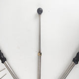 Long pull rod running between the tool handles
