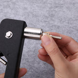 Close-up of the tool nose and removable setting part