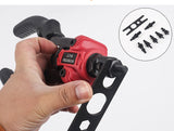 Close-up of FUTE617 head and wrench during a head change