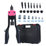 Pink M6020 tool with case and metric setting parts