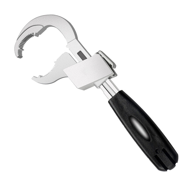 Actual unboxed basin wrench source example; selected nominal size and packaging are described separately