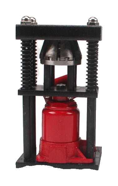 The gallery shows the actual front of one black-frame/red-jack crimper on pure white. Other jaw counts, ferrule/connector packages and loose operating handles are not individually pictured.