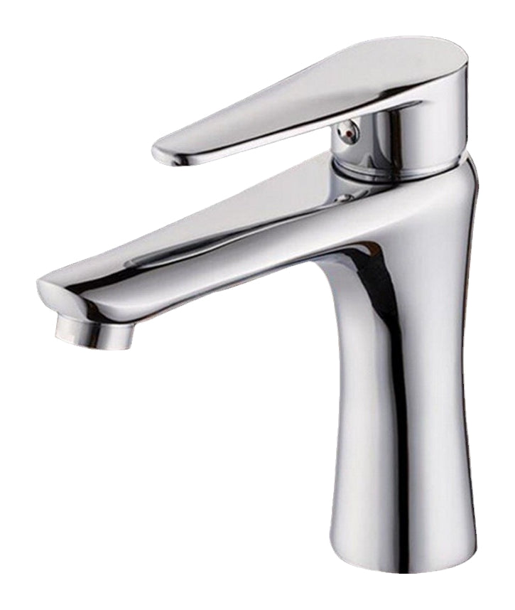 Actual faucet-body source example on white; one of two supplied faucets is shown