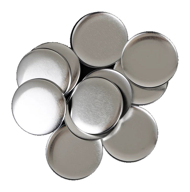 37mm Pin Badge Blank Kits and Shell Refills - unprinted shell component