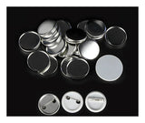 37mm Pin Badge Blank Kits and Shell Refills - original component or reverse view