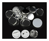 50mm Pin Badge Blank Kits and Shell Refills - original component or reverse view