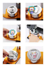 Coffin-Shape Manual Badge Press with Die - tooling or assembly detail