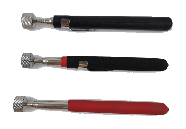 three pickup model examples; one selected tool per order on a plain white background; representative selection