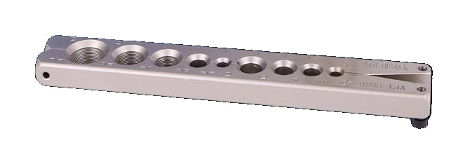 Actual complete combined metric/imperial VFT-908 clamp-plate assembly, isolated from the source box and frame