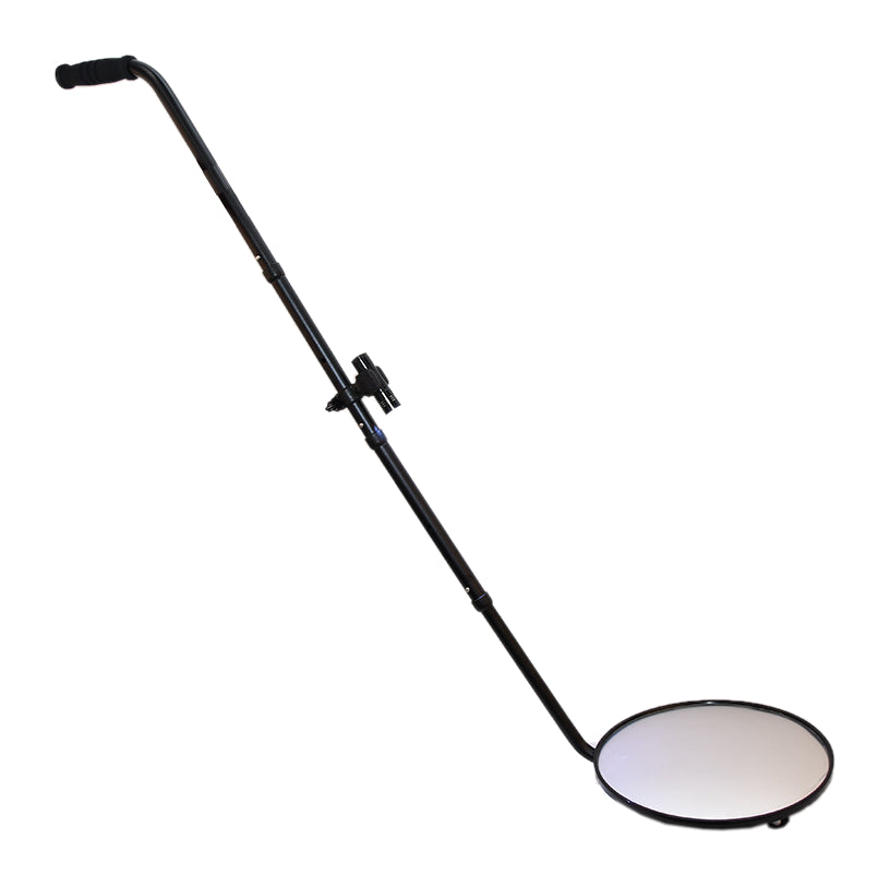V3 round optical mirror on a plain white background; representative configuration