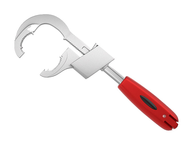 Actual 80mm-source basin wrench body, one component of the named installation packages; no extra tool or case pictured