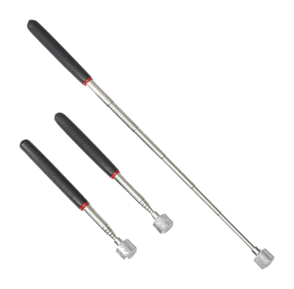 one pickup design shown collapsed and extended; each order supplies one tool on a plain white background; representative selection