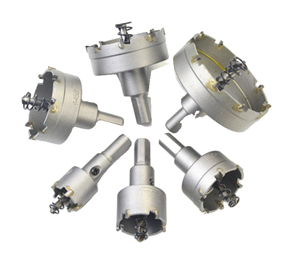 Actual six hole cutters in 22, 30, 35, 45, 50 and 65 mm source sizes