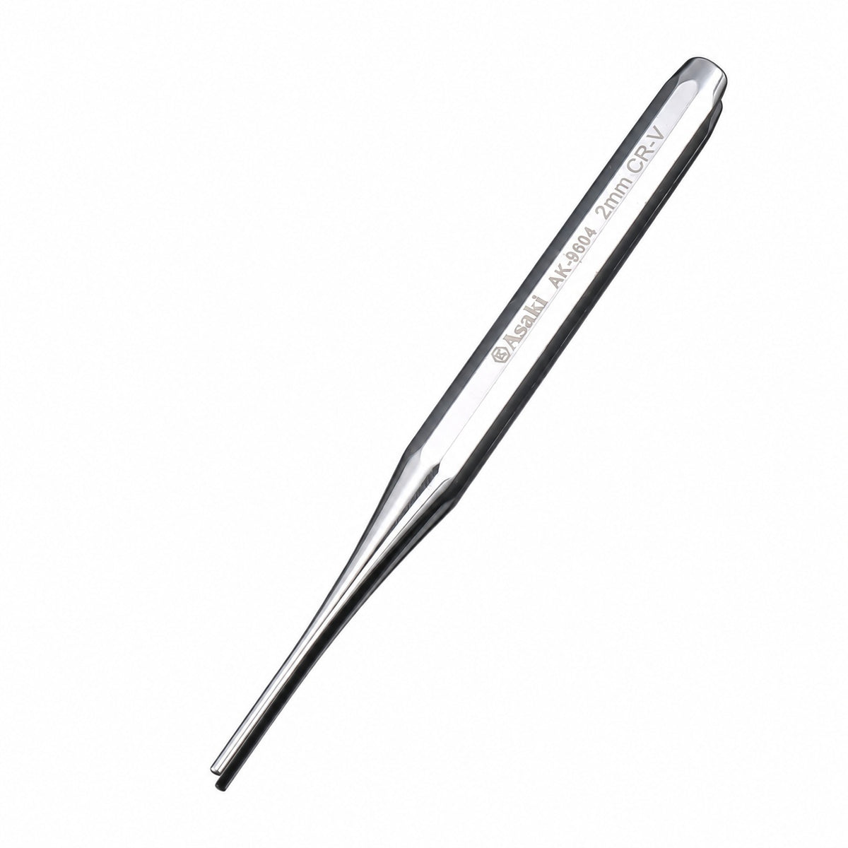 Asaki cylindrical pin punch with engraved 2 mm diameter