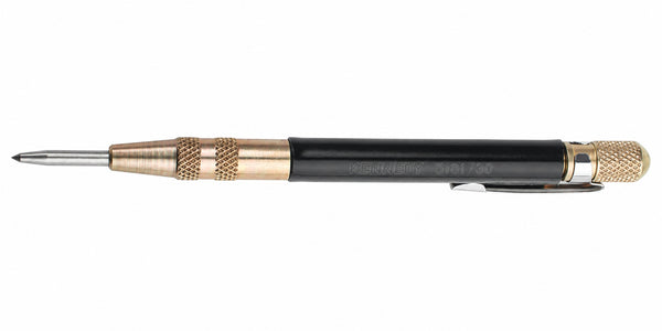 Single light 140 mm automatic center punch with physical marking