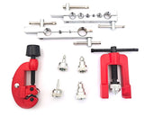 Tools, clamp plates and forming heads from the tube-expander kit.